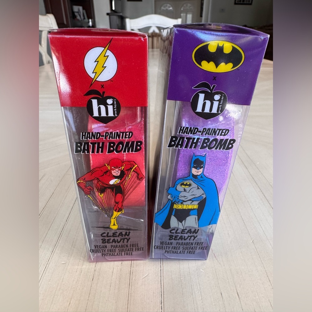 Hi Peach Layne - Hand Painted Justice League bath Bombs - Clean Ingredients! - Picture 10 of 16